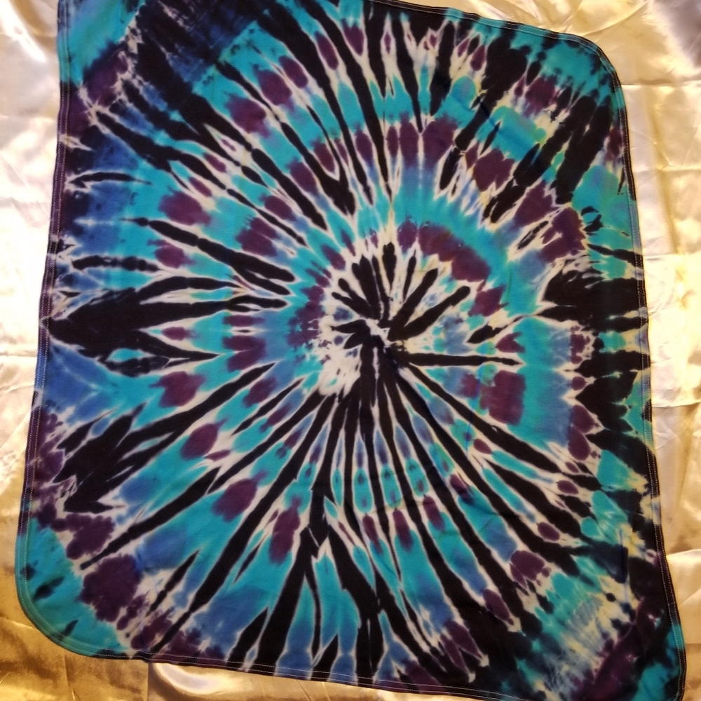 Organic Cotton Tie Dye Baby Blanket